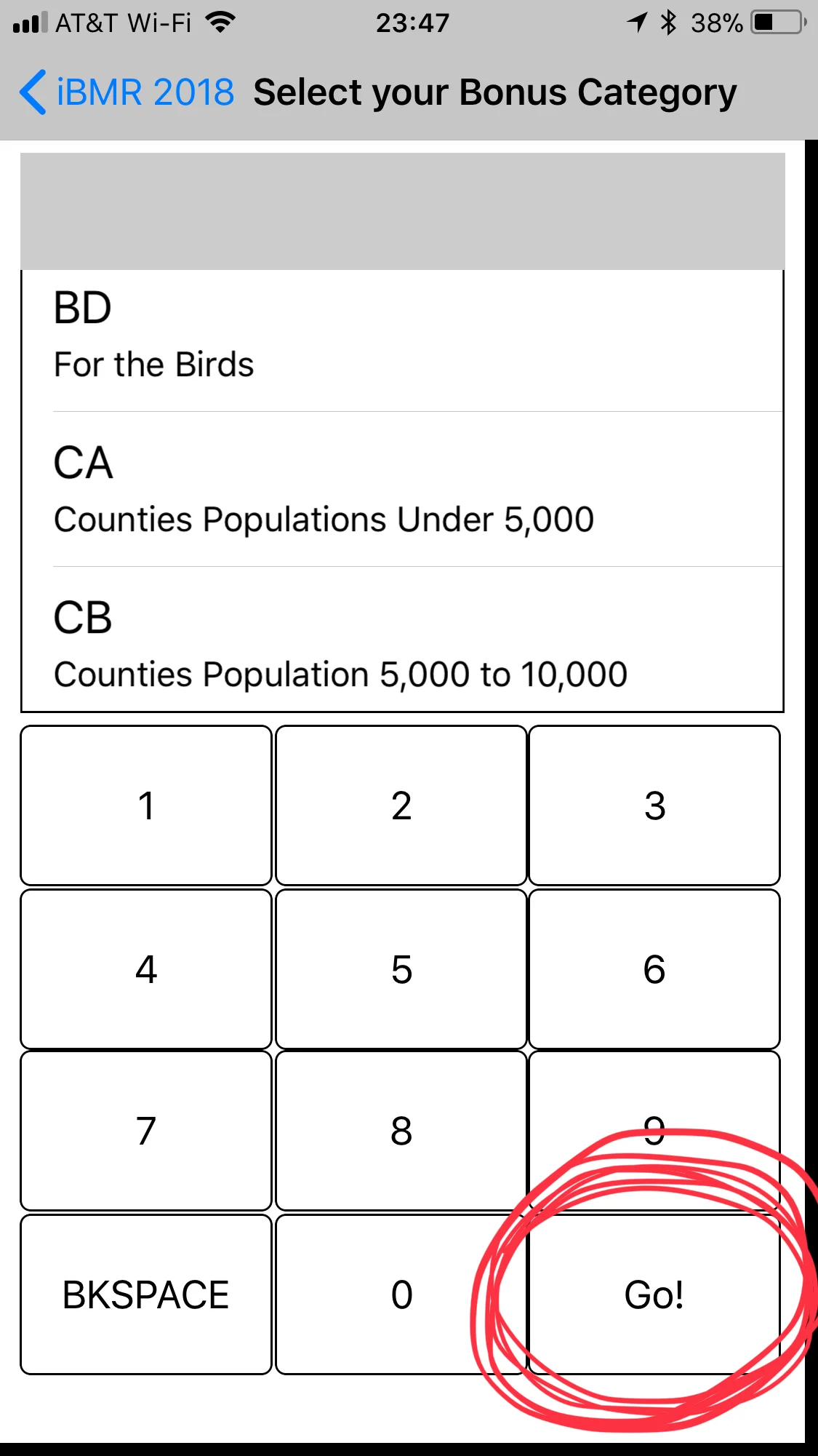 If you ARE using "Justin's Awesome Bonus Selector," the DIC/HIC/MIC is locked in when you tap the "Go!" button.