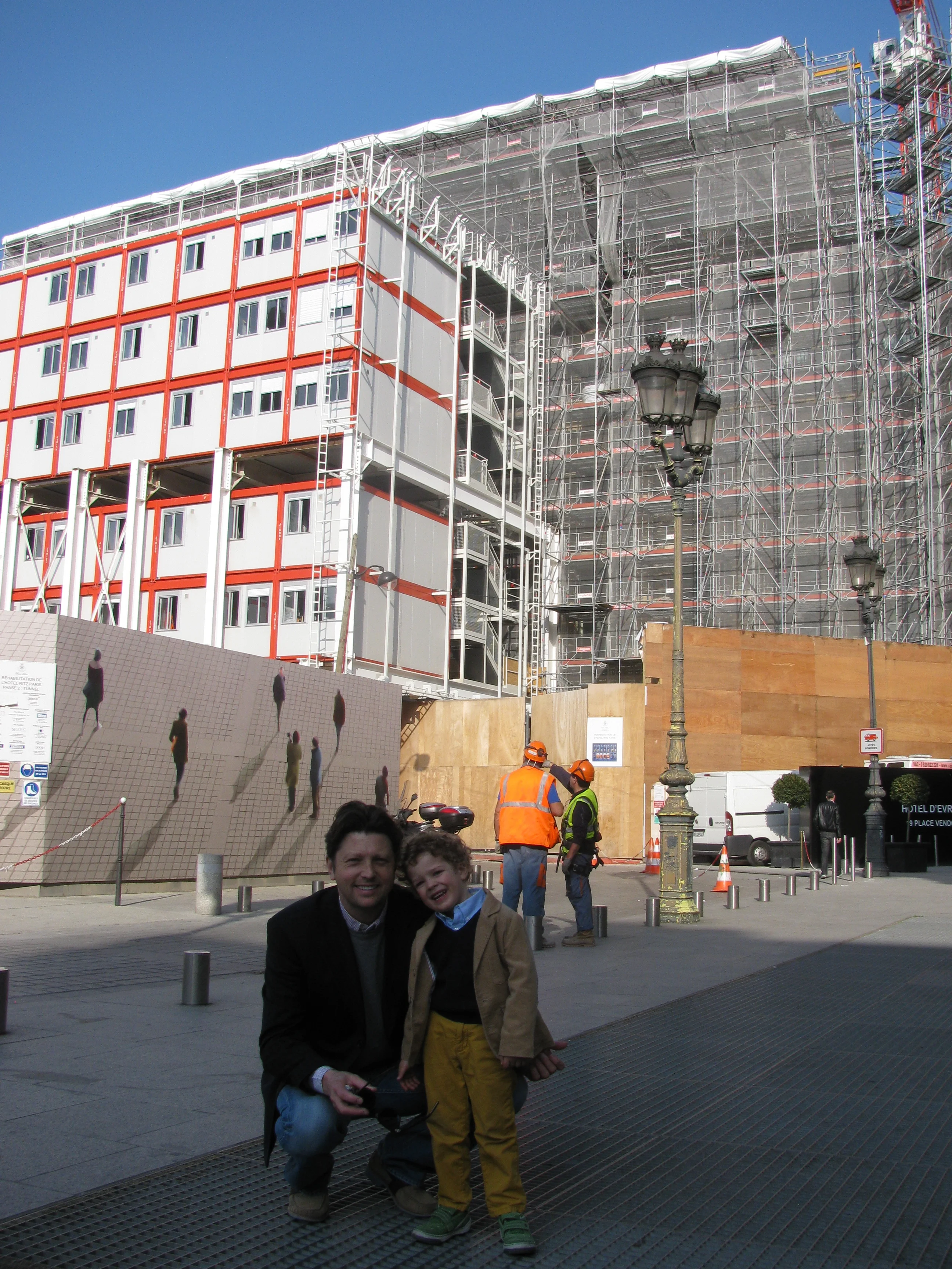 The Paris Ritz Under Construction