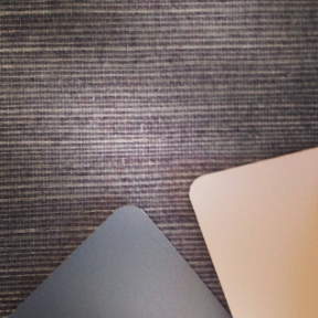 Paint and wallpaper selections for commercial client remodel, Aveda Salon & Spa