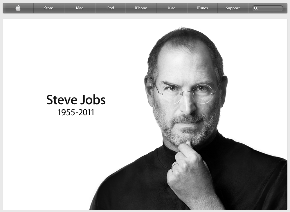 Thank you, Steve Jobs.. R.I.P.
