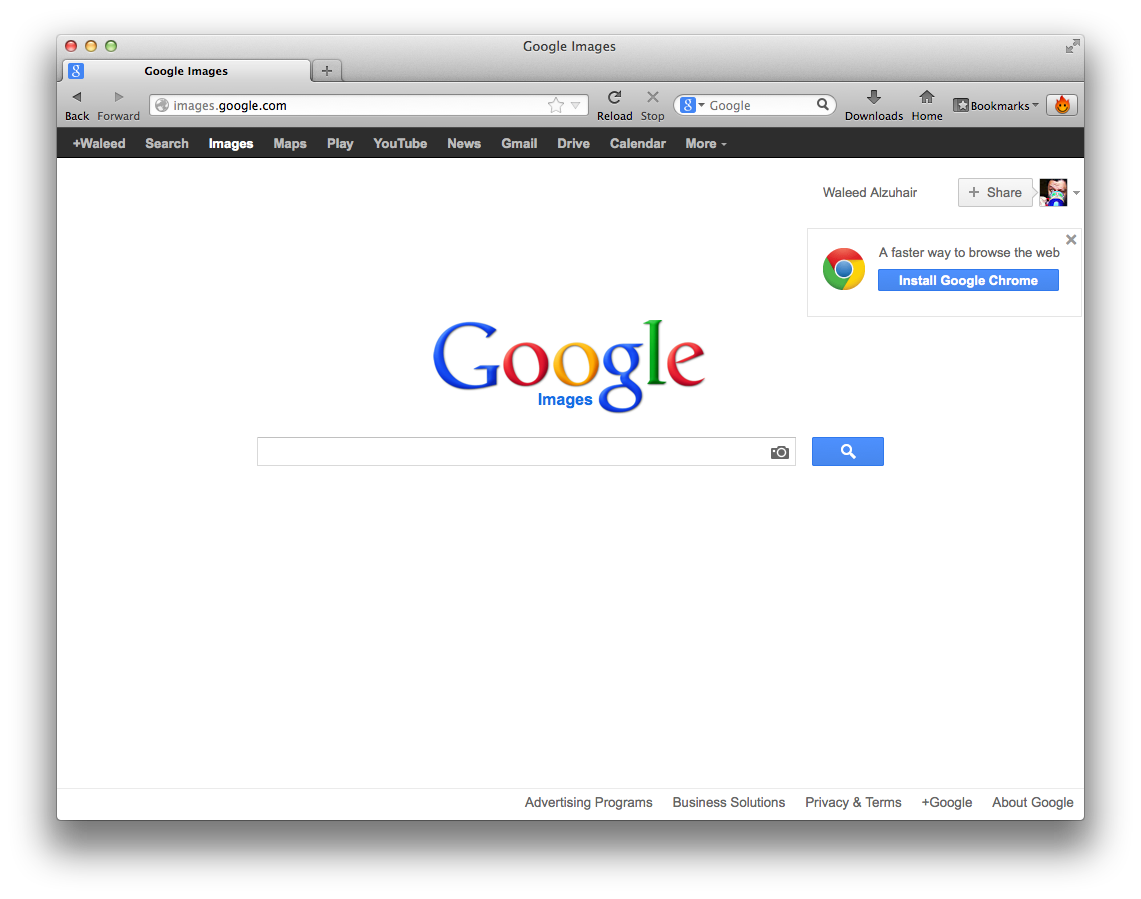 1. Go to Google Images . 