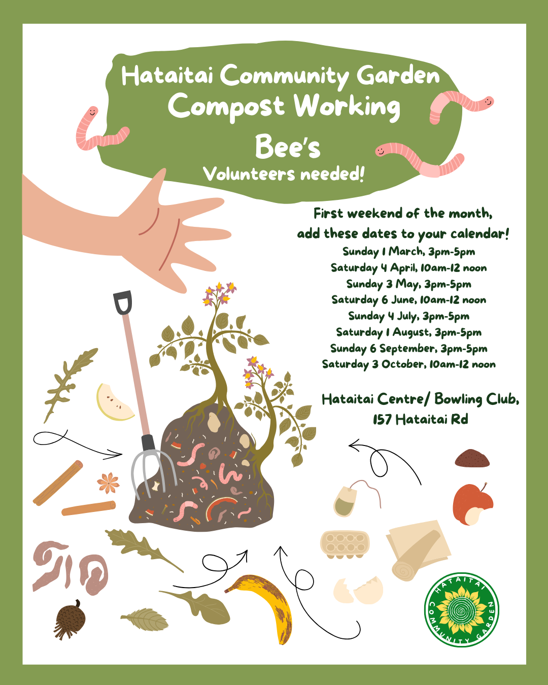 Community Composting Working Bee March