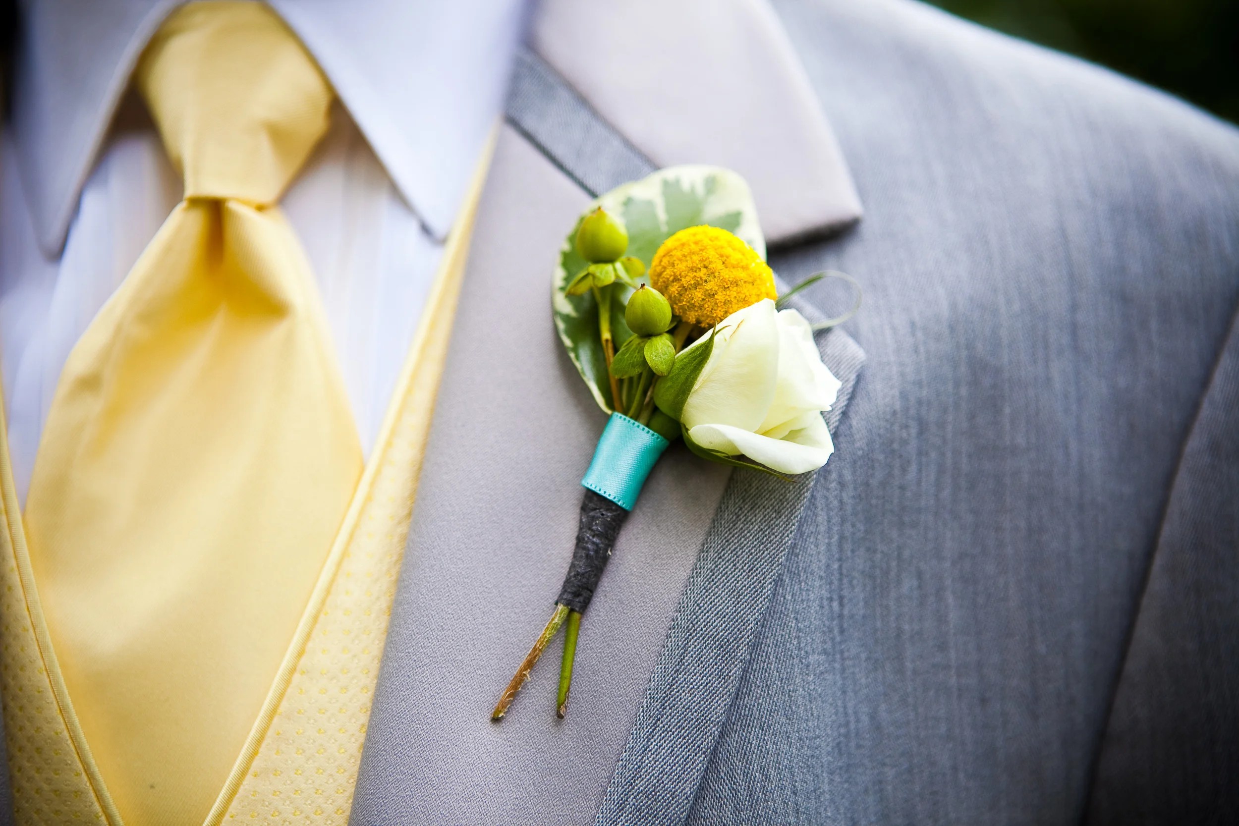 Boutonniere with Billy Ball