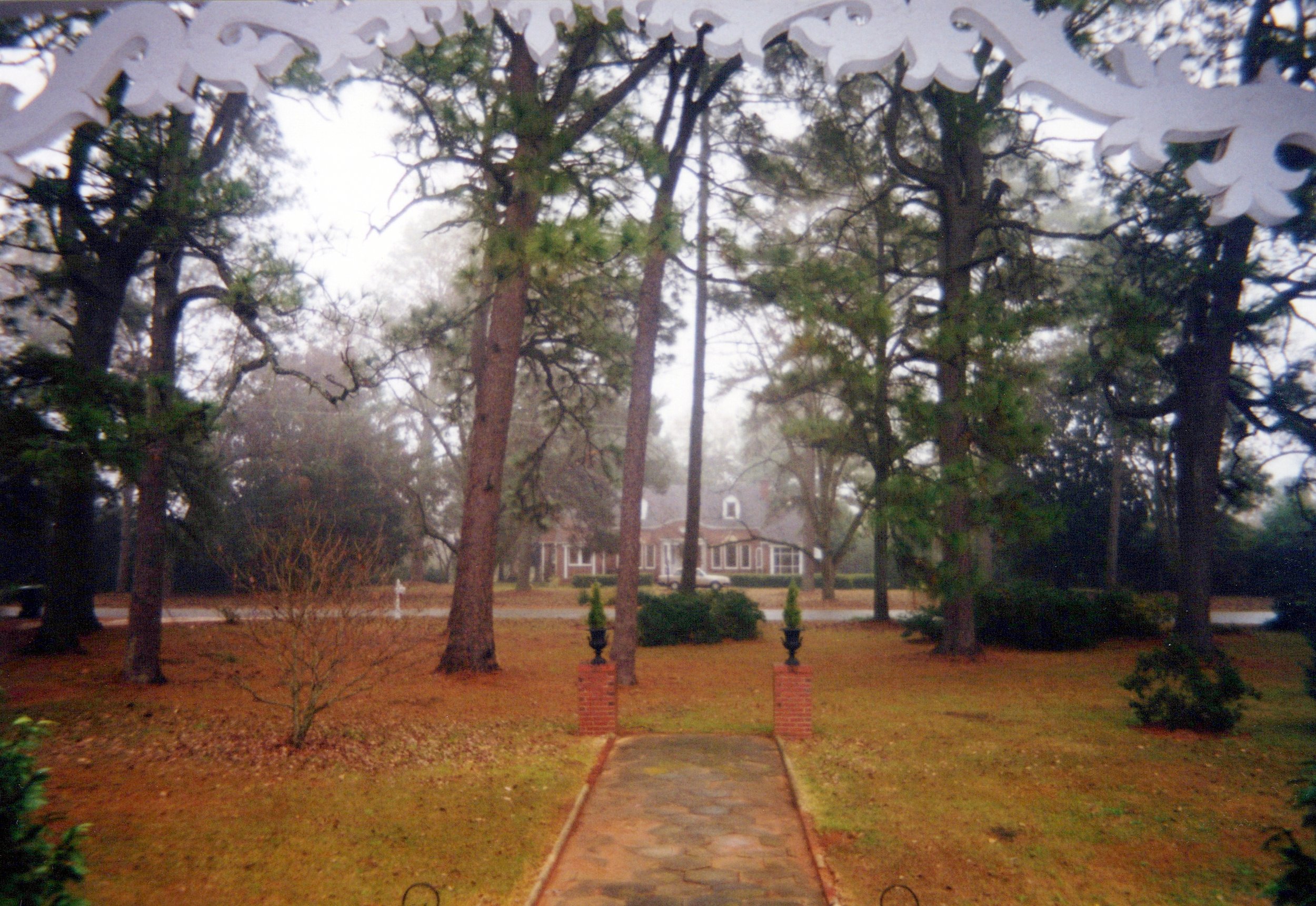 Early Front Walkway