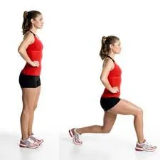 Lunges are another exercise that is a MUST on leg day. Lunges also work the quadriceps, hamstrings, glutes, core and calves! If you want to tighten up your legs and lift your booty, make sure to incorporate lunges in your strength training. You can easily just pick up some dumbbells and lunge across the room.