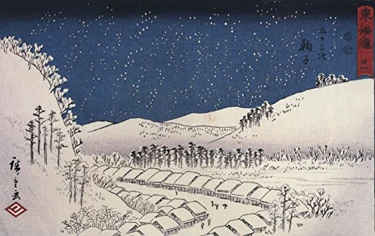 Snow Country - The bottom of the night become white