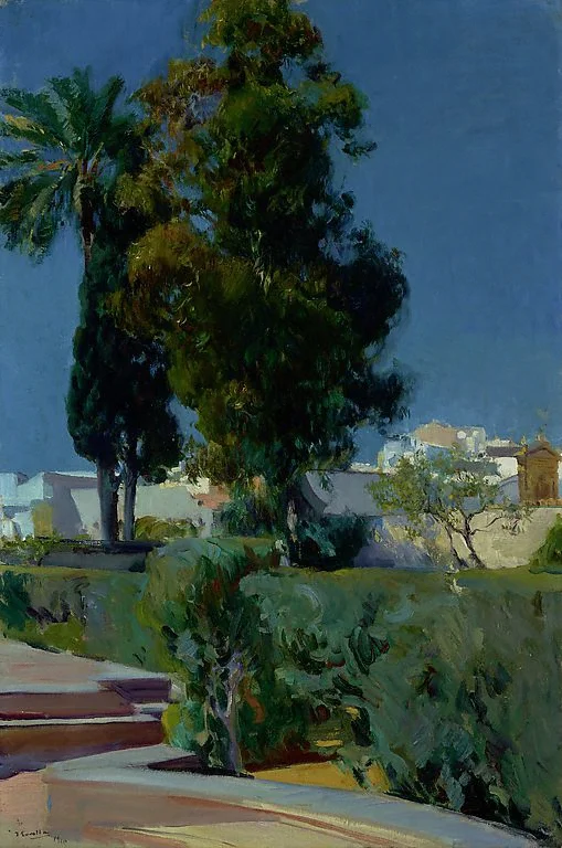 Book Cover Corner of the Garden 1910 Joaquin Sorolla y Bastida Digital image courtesy of the Getty's Open Content Program.JPG