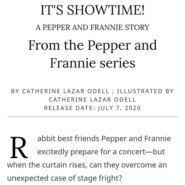 Two dots make a line, and two books make a series! The Kirkus review for my second book starring Pepper and Frannie is out...and they received an Encore!
