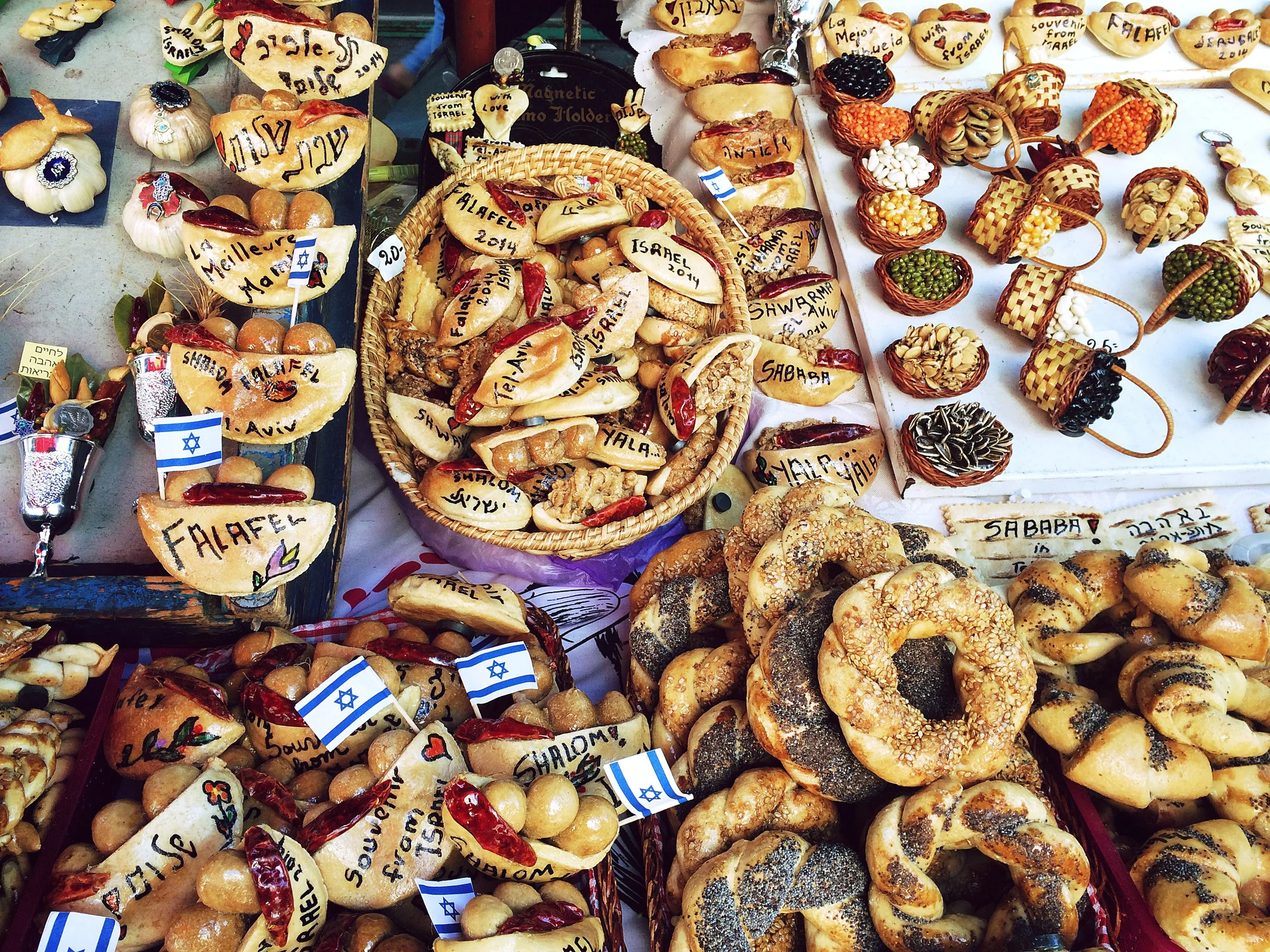 Tiny bread magnets.