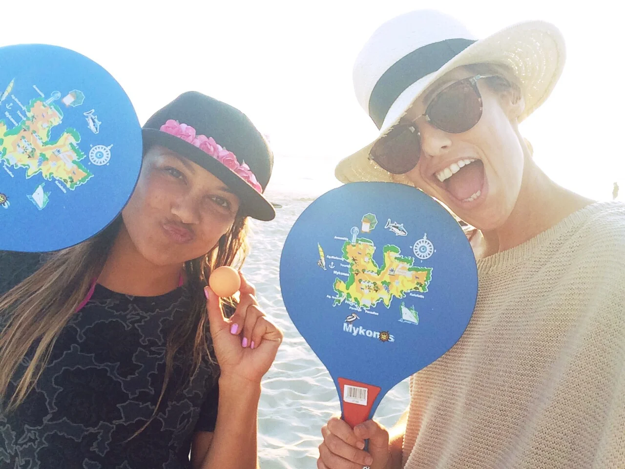 When in Israel, play Matkot with your Mykonos Matkots