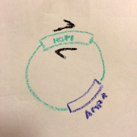 A primer pair designed for Quickchange Mutagenesis