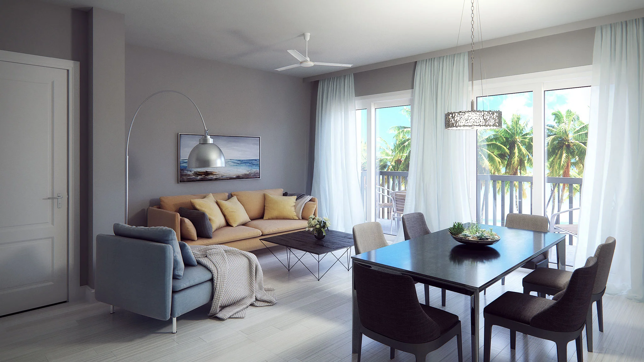 Latitude Delray Beach Interior Renderings
