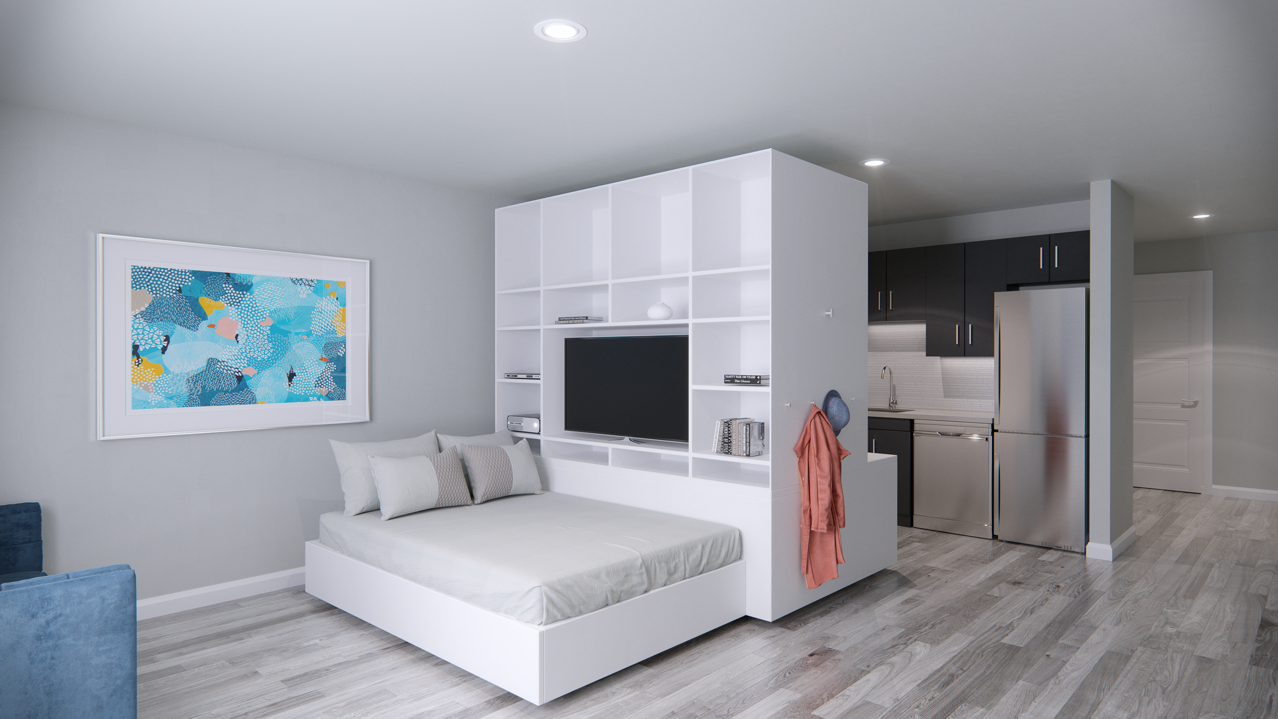 Hancock Apartment Interior Renderings — Bobby Parker