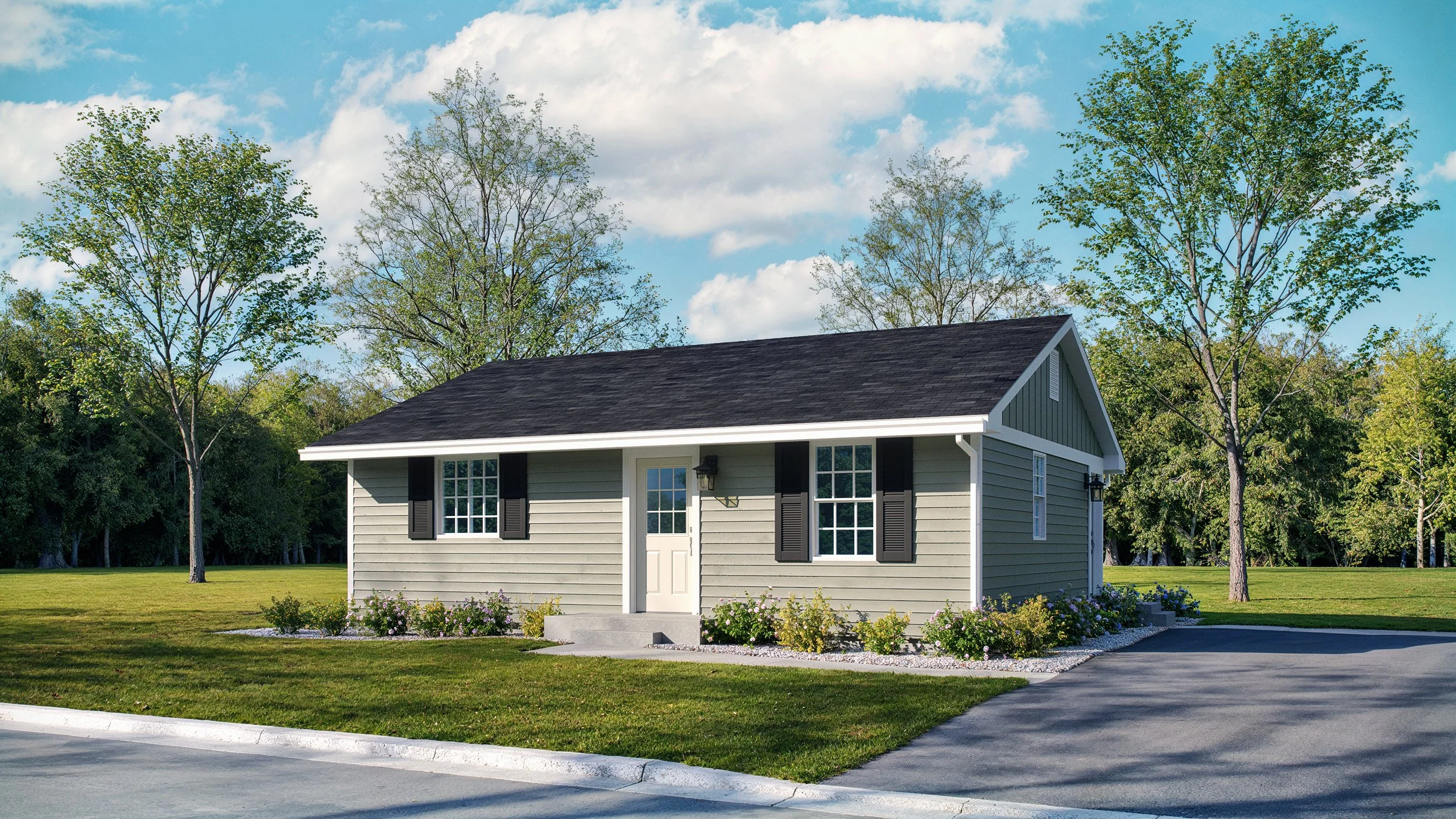 Building Your Dream on a Single Level: The Appeal of the Classic Ranch - House plan Rendering