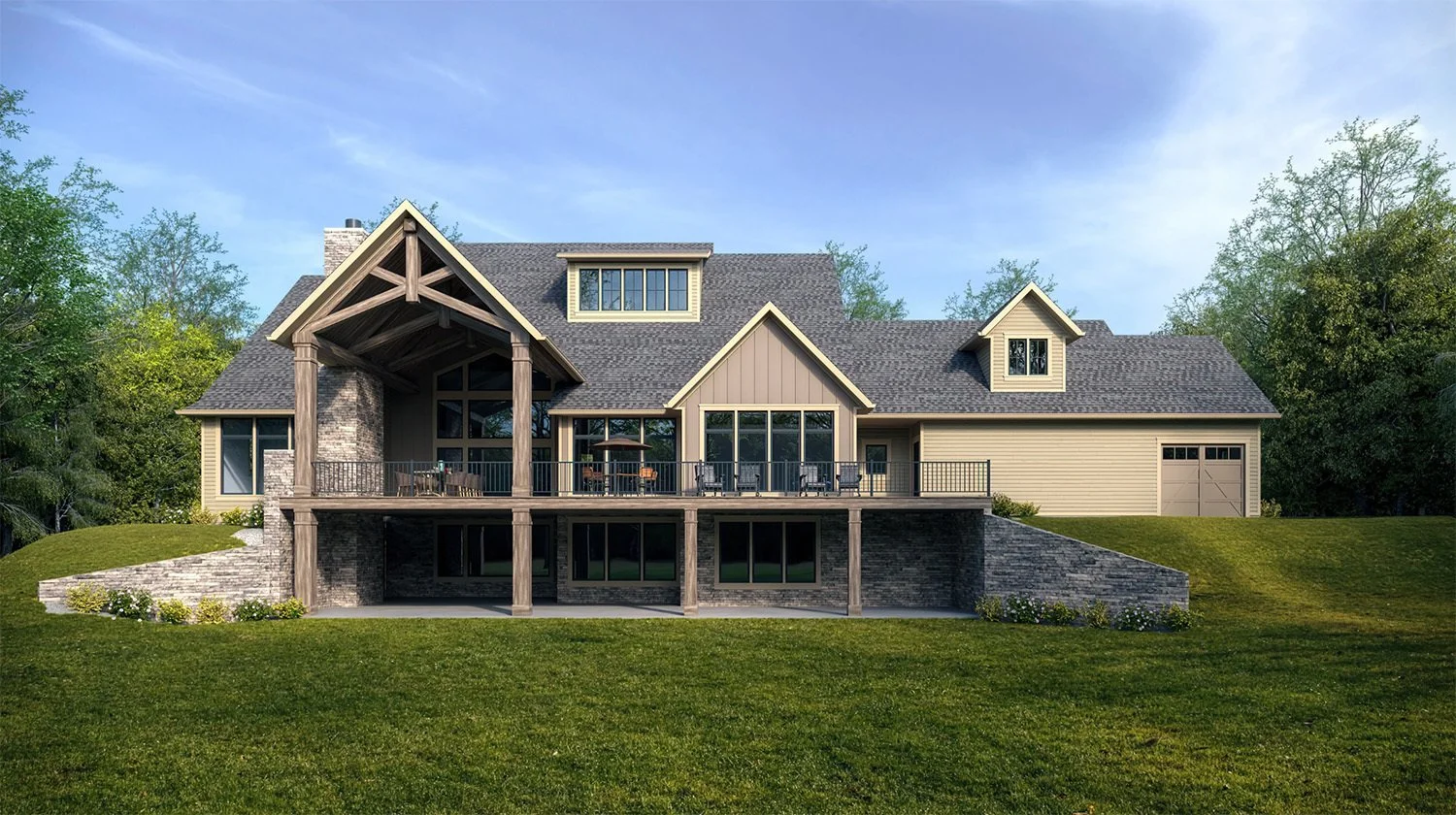 Bobby Parker Large Home Exterior Rendering