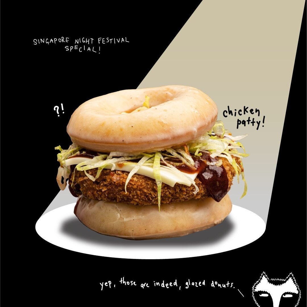 Ok donut fans, you ready?

Take a look at these two beauties. Whether you're going for sinfully sweet or crazy contrast, our @sgnightfest specials are one-of-a-kind.

For a savory start get your hands on the Spicy Chicken Donut Sandwich. It's got a c