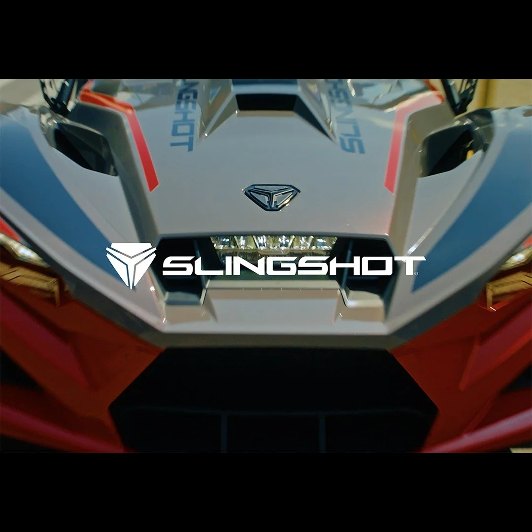 For the @polarisslingshot Model Year 2026 shoot, we shot locally in the Twin Cities metro area. One crew, many hats, all held together with the impeccable planning by our production partner @heyautumnproductions.

Our goal for the shoot was simple. B