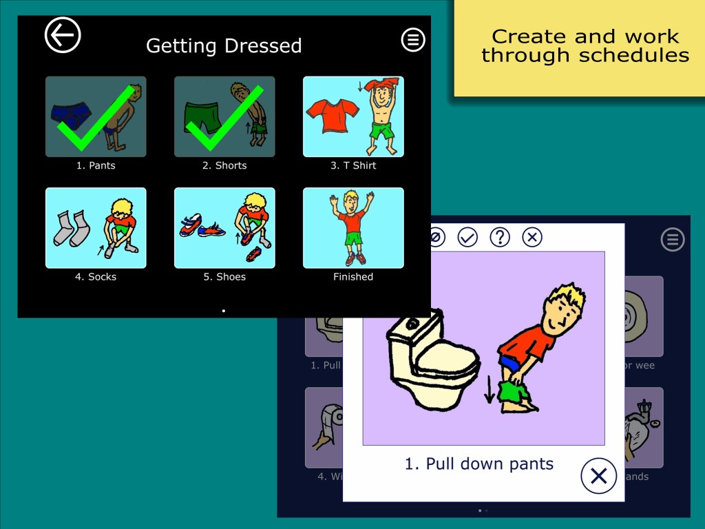 Create schedules to teach procedures