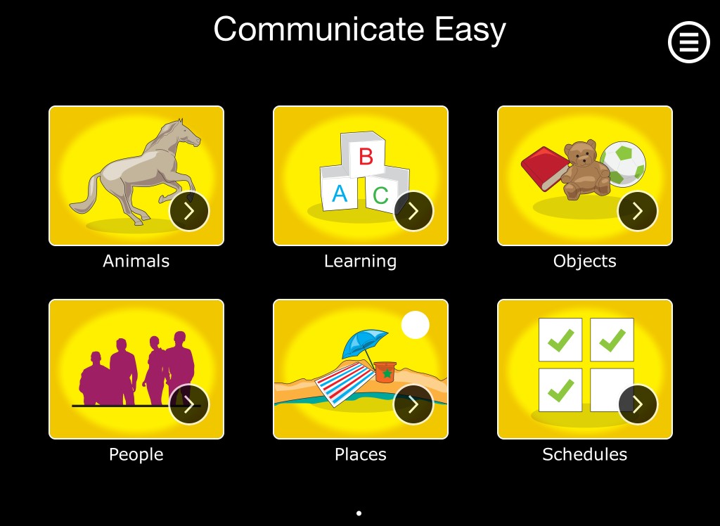 Communicate Easy - an iPad app made for an autistic son