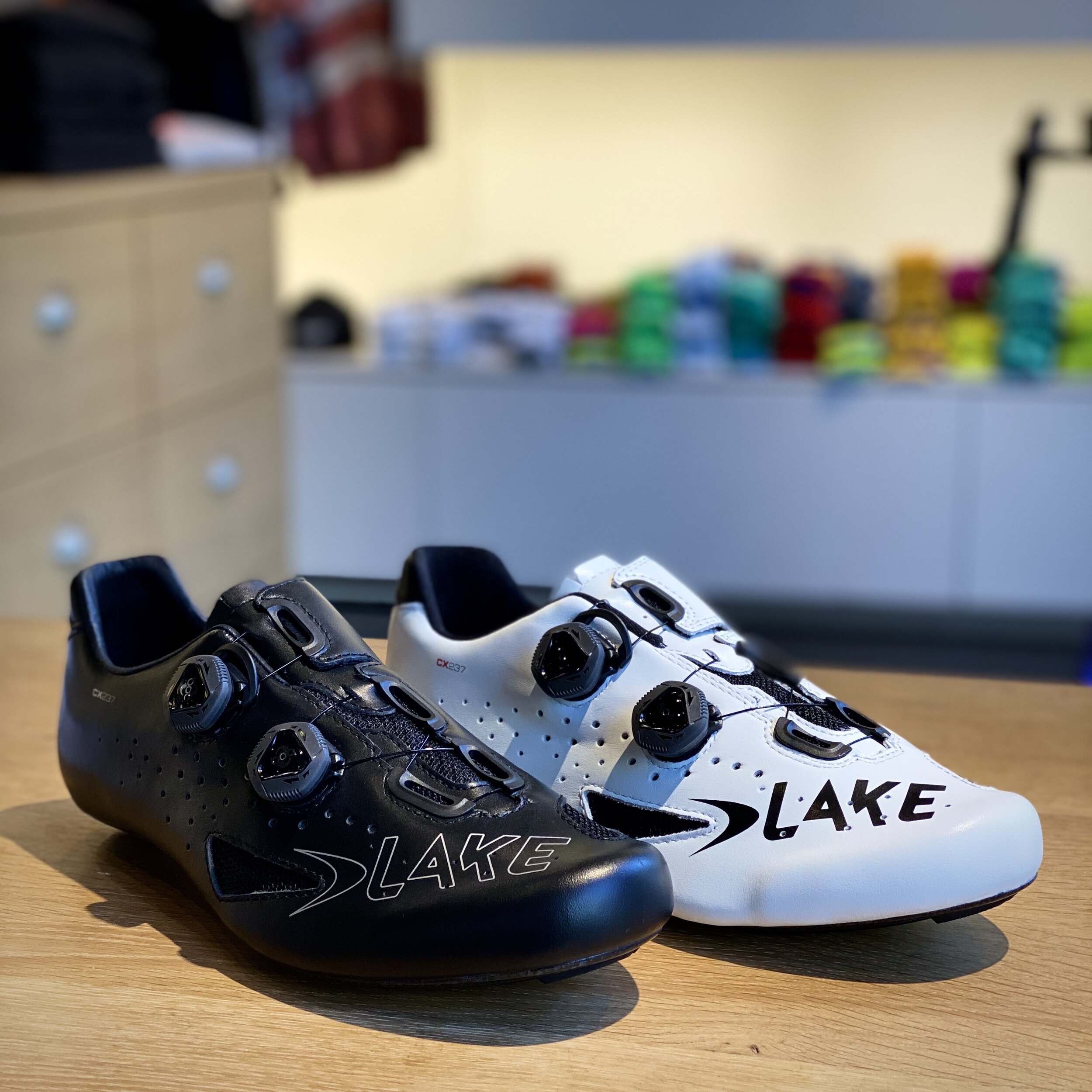 lake cx237 road carbon twin boa shoes wide fit