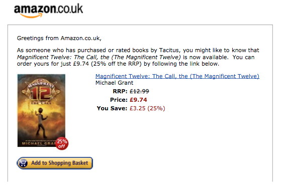 The genius of Amazon recommendations