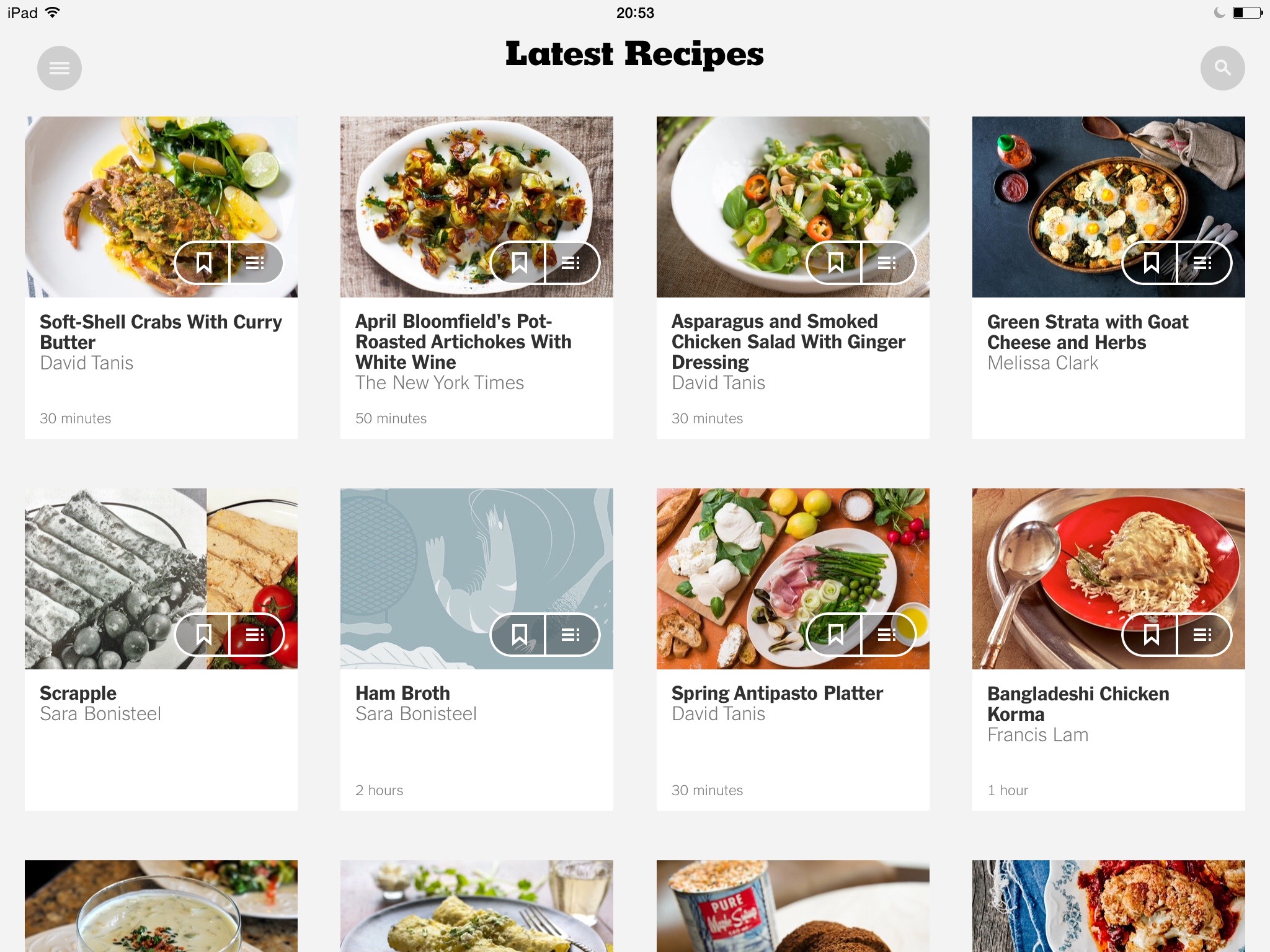 New York Times Recipes