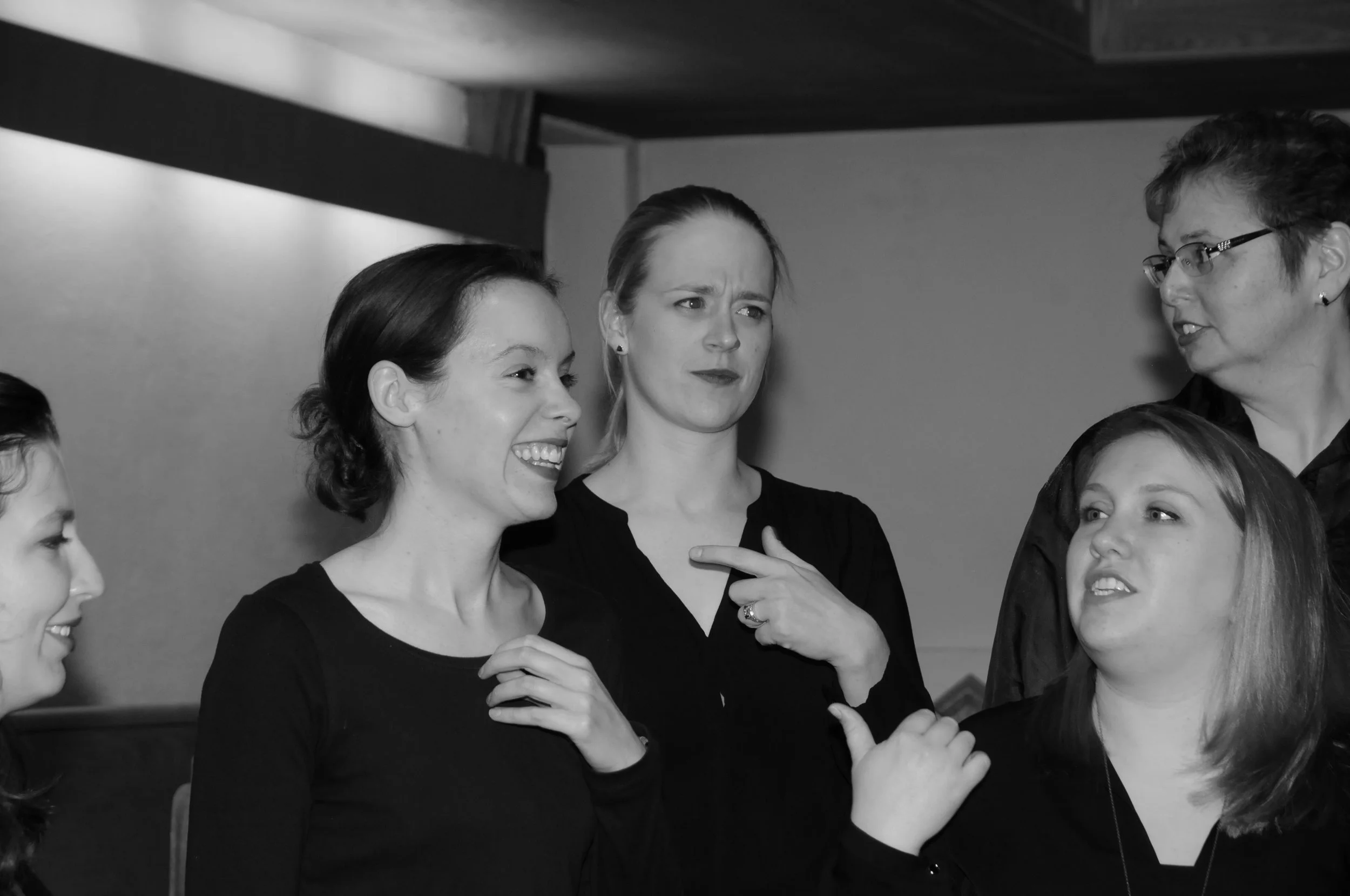 Disorganisation doesn't always lead to laughter, but here we all seem confused-but happy!