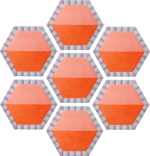 Honeycomb+Carpet+-+Cotton+Candy+-+Tangerine+Color+Split+(7+piece+Hexag+(1).jpg