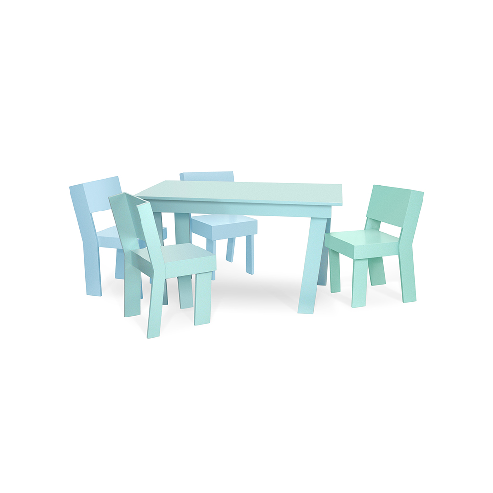 modern kid table and chairs