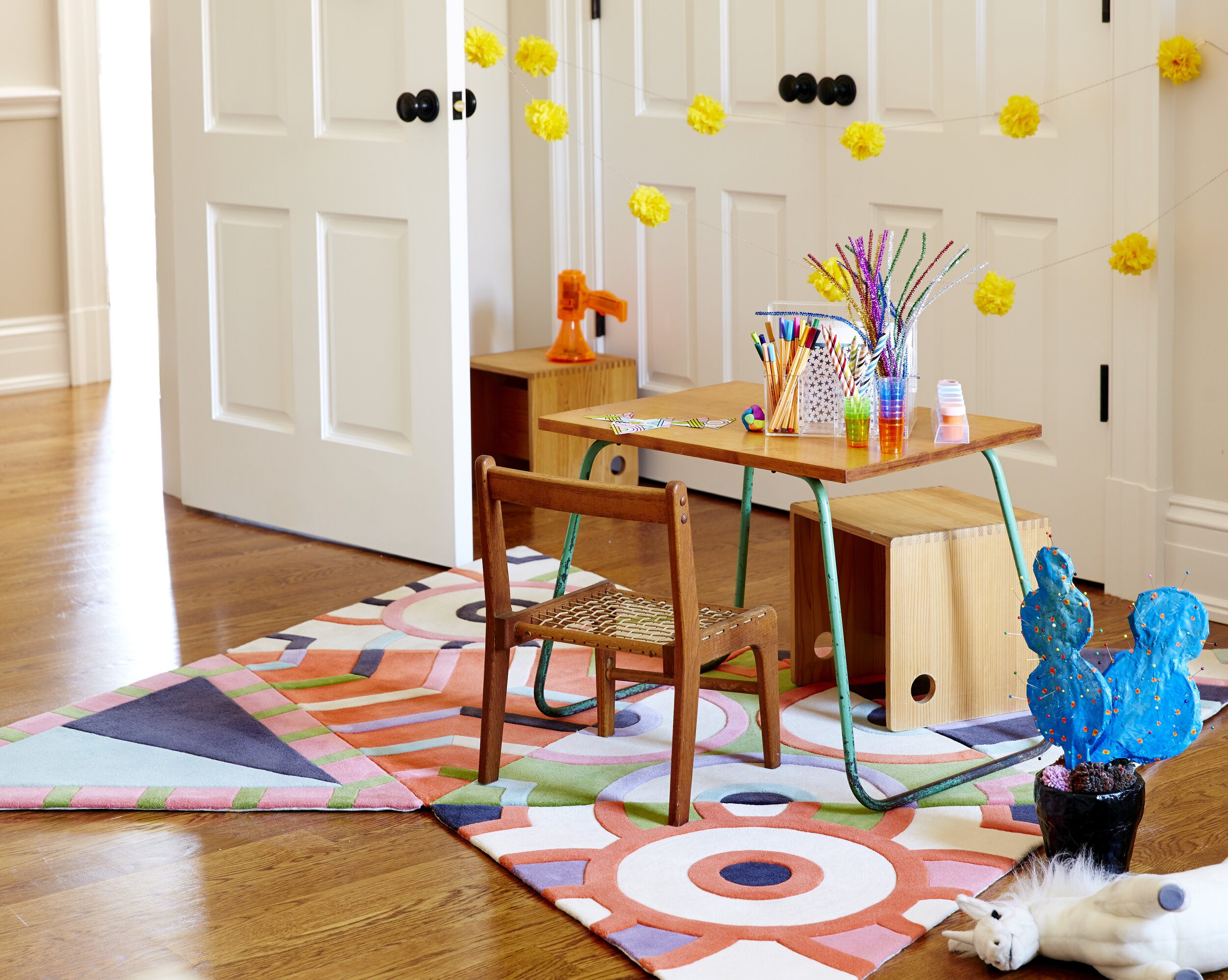 Residential Project w/ kinder GROUND Rug. photo credit: Dane Tashima