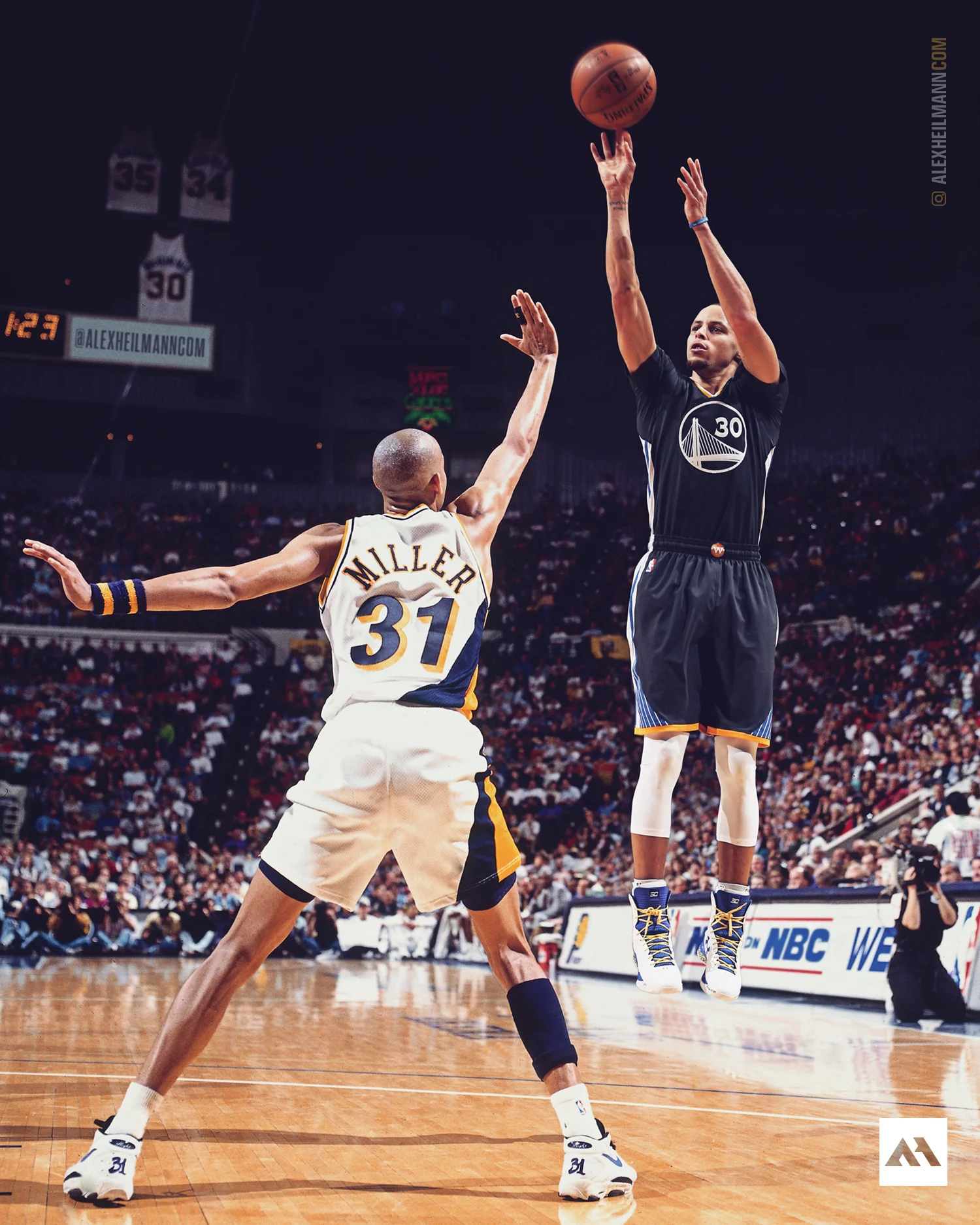  Steph Curry v Reggie Miller 