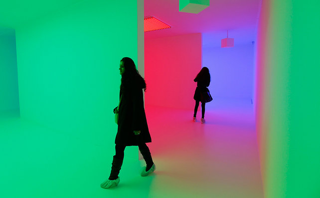 Carlos Cruz Diez’s Chromosaturation (2008)