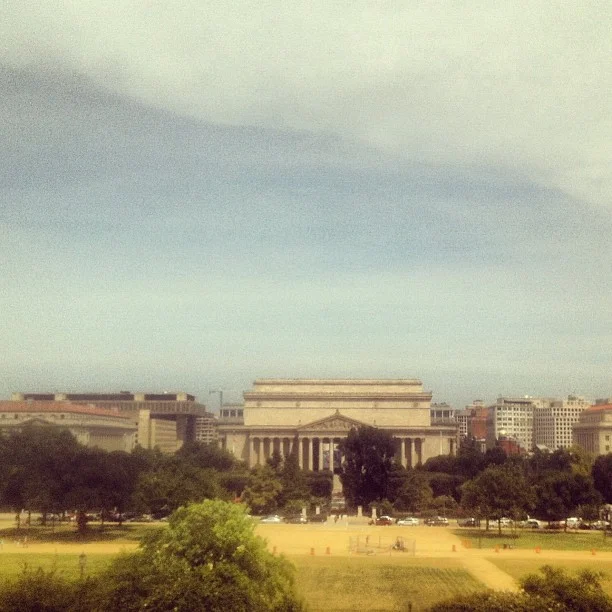 Looking across The Mall...