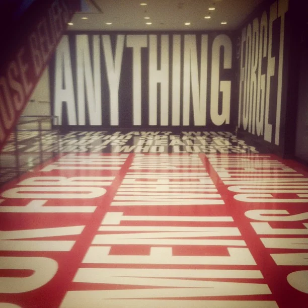 Barbara Kruger at the Hirshhorne