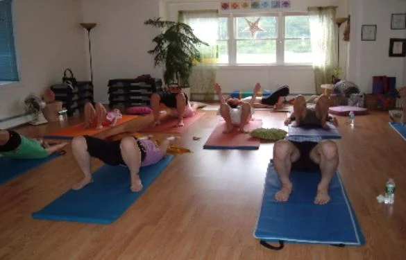 All Levels Basic Yoga is held Sun. @ 9:00am, Tues. @ 4:15pm, Fri. @ 8:30am, and Sat. @ 9:00am