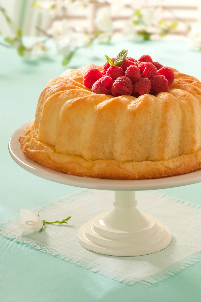 raspberry Grand Marnier Savarin