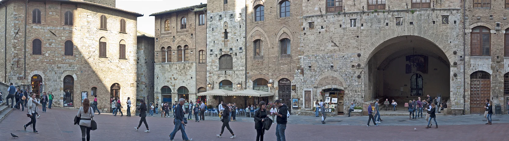 Piazza Duomo- San Gimignano, click on image for larger view.