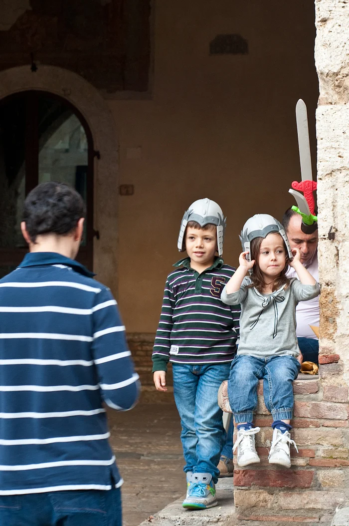 Young warriors of San Gimignano