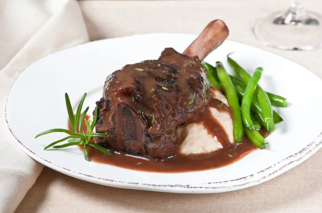Crockpot Lamb Shanks Braised in Red Wine & Herbs — Beth Dunham