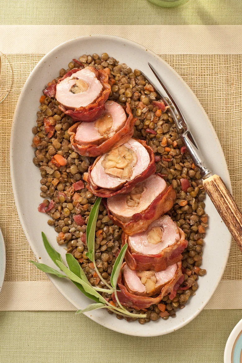 Pork Tenderloin Stuffed with Brandied Apples — Beth Dunham