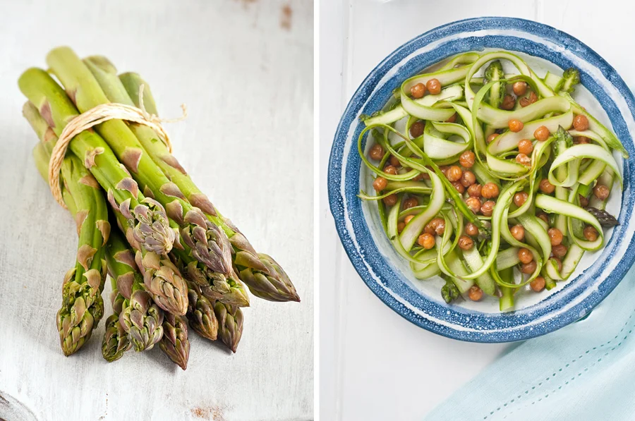 Shaved Asparagus & Chickpea Salad — Beth Dunham