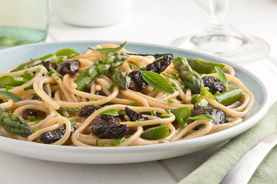 Spring Pasta with Morel Mushrooms & Asparagus — Beth Dunham