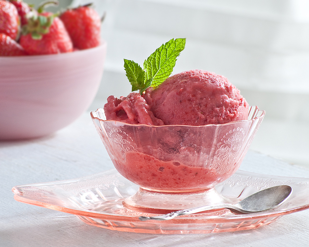 Strawberry Coconut Milk Sherbet Beth Dunham