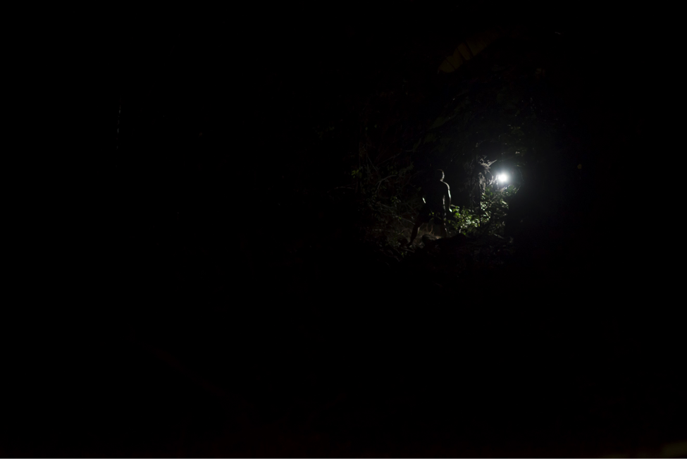 From here they were sent up the dormant volcano Maderas to swim across its crater lake in total darkness. 