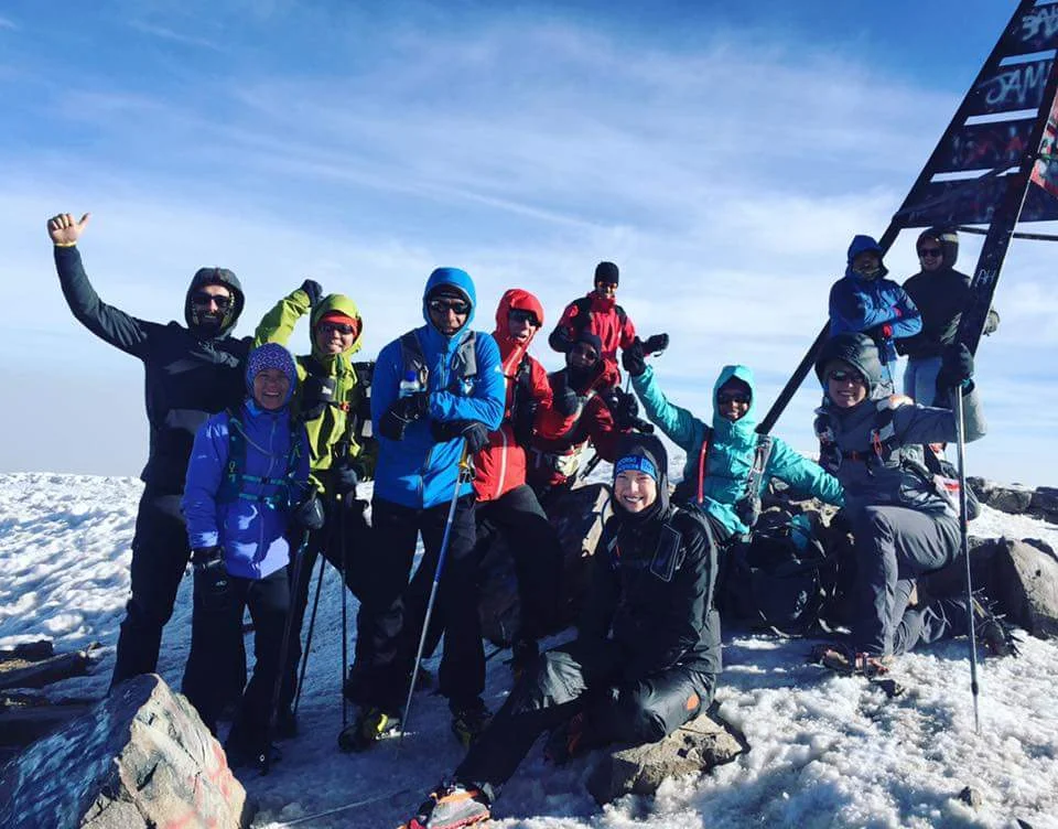 Made it to the top! Toubkal, highest mountain in North Africa - 4167m, 13671ft.