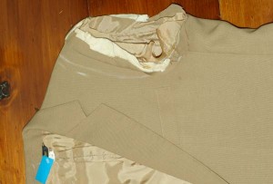 waistcoat cutting arm