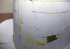 Rivets on steampunk top hat