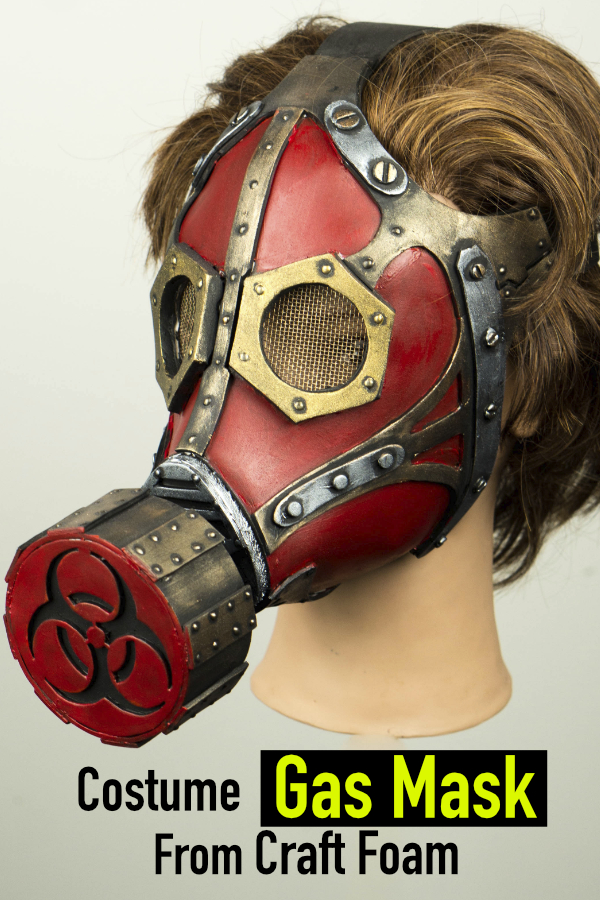 How to a Gas Mask Costume Template! — Lost Wax