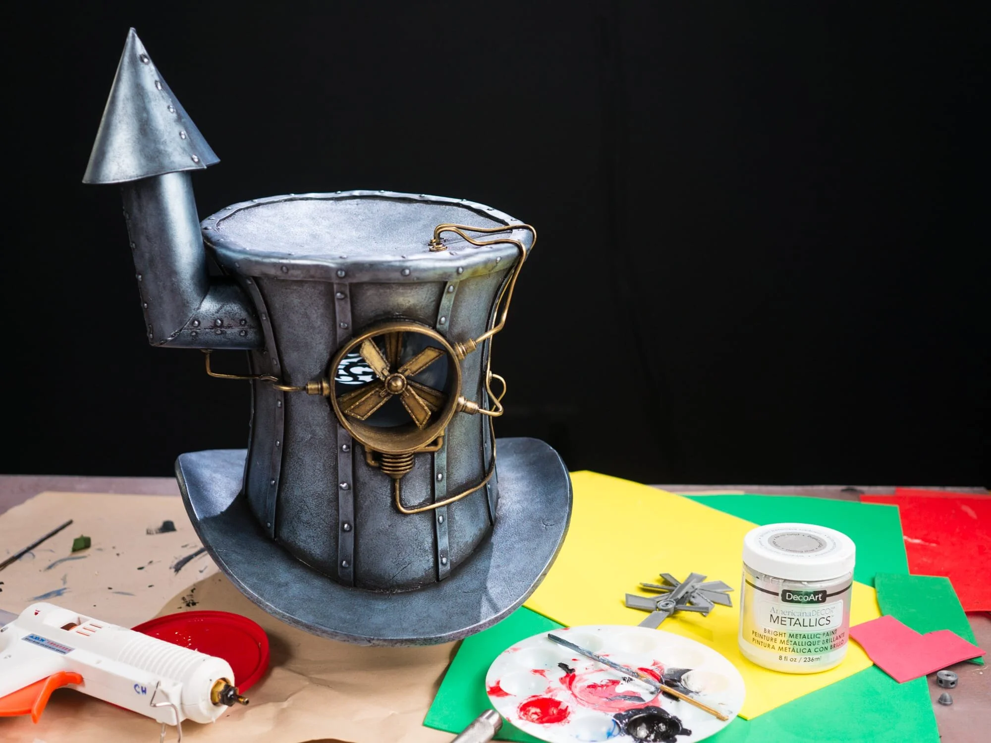 How to Make a Steampunk Mad Hatter Top Hat — Lost Wax