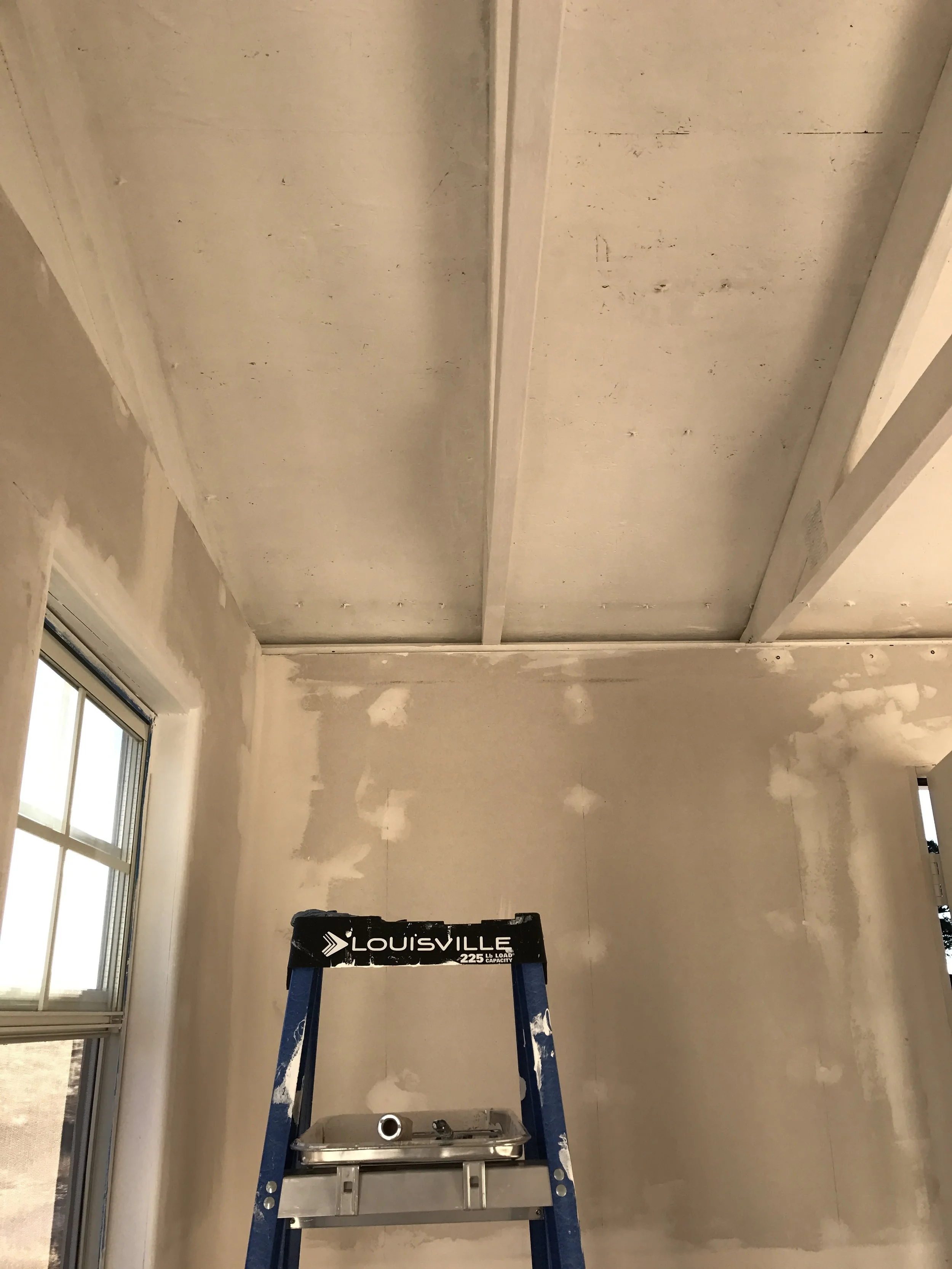 Painting the ceiling